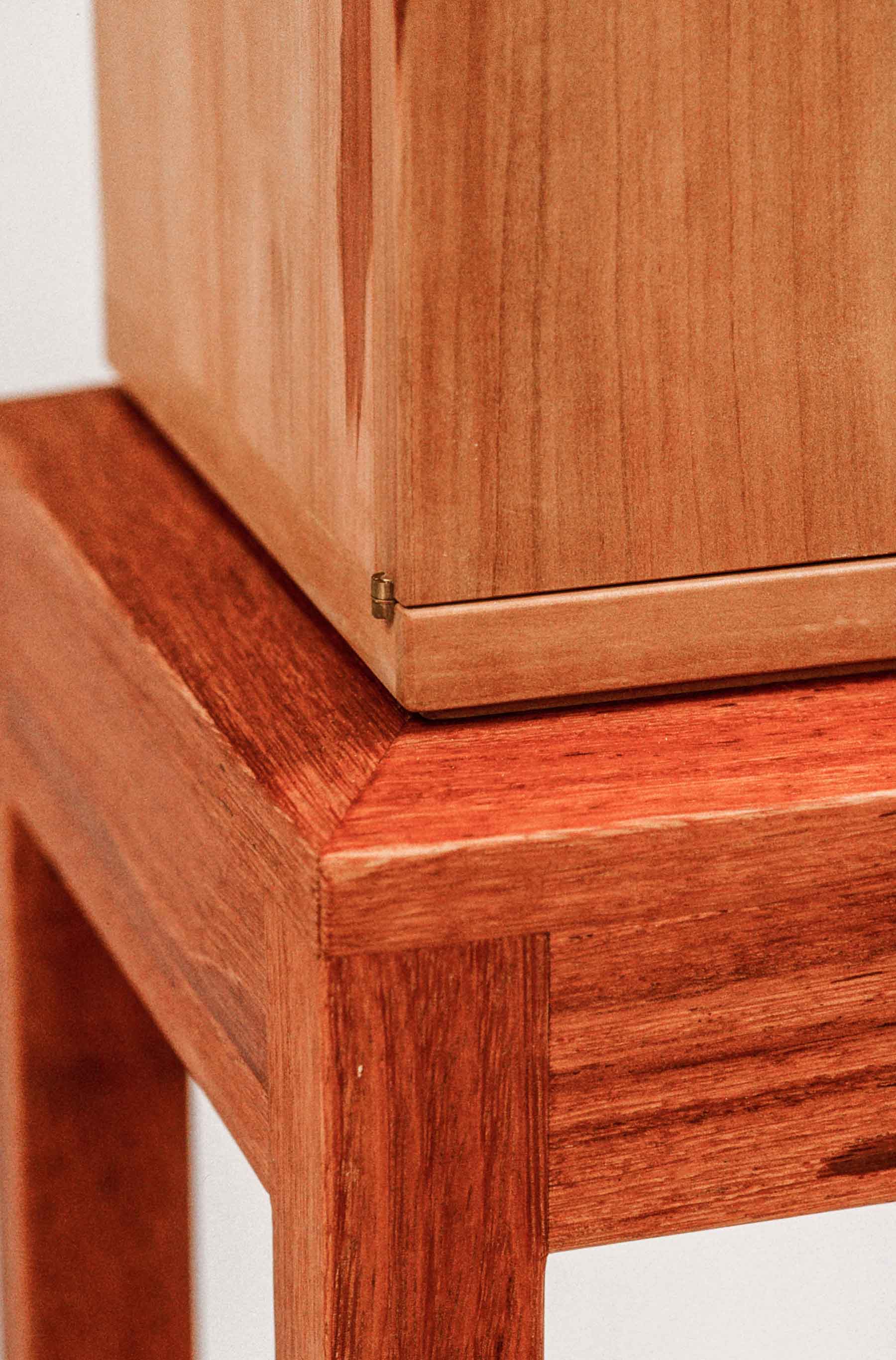 Cabinet in Unsteamed Pear Wood